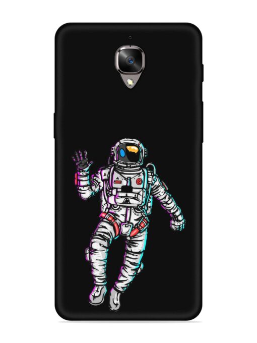 Spaceman Embossed Soft Silicone Case for Oneplus 3 Zapvi