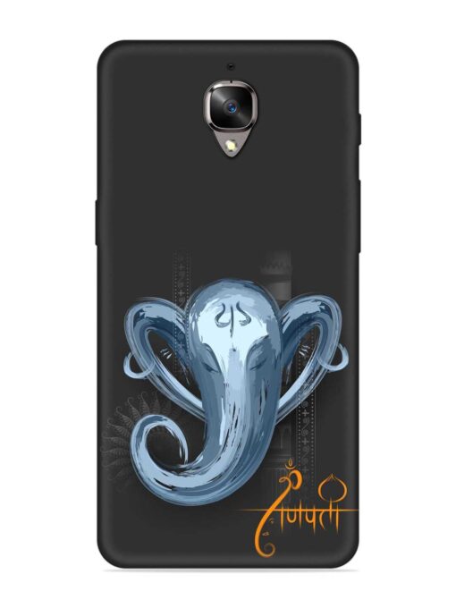 Illustration Lord Ganpati Embossed Soft Silicone Case for Oneplus 3T Zapvi