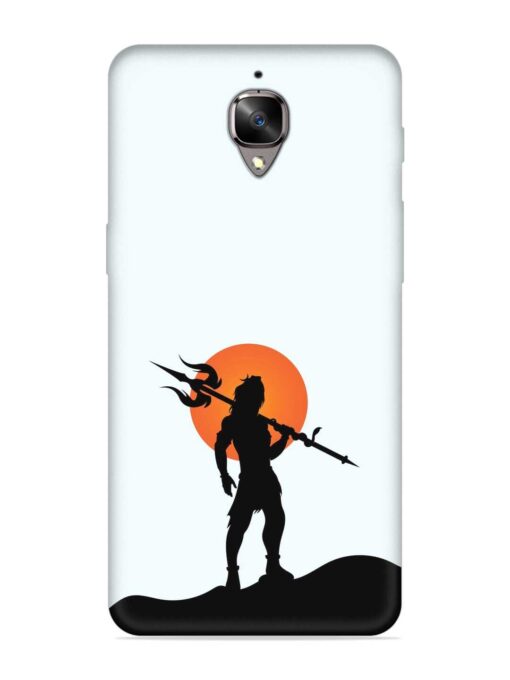 Lord Mahadev Trendy Embossed Soft Silicone Case for Oneplus 3T Zapvi