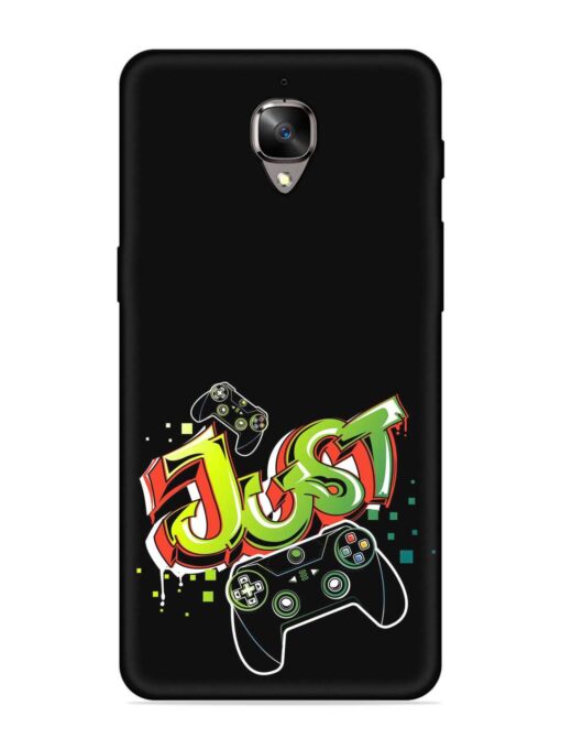 Graffiti Gamepad Illustration Embossed Soft Silicone Case for Oneplus 3T Zapvi