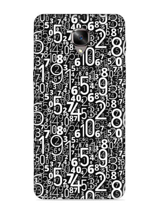 Many Numbers Different Embossed Soft Silicone Case for Oneplus 3T Zapvi