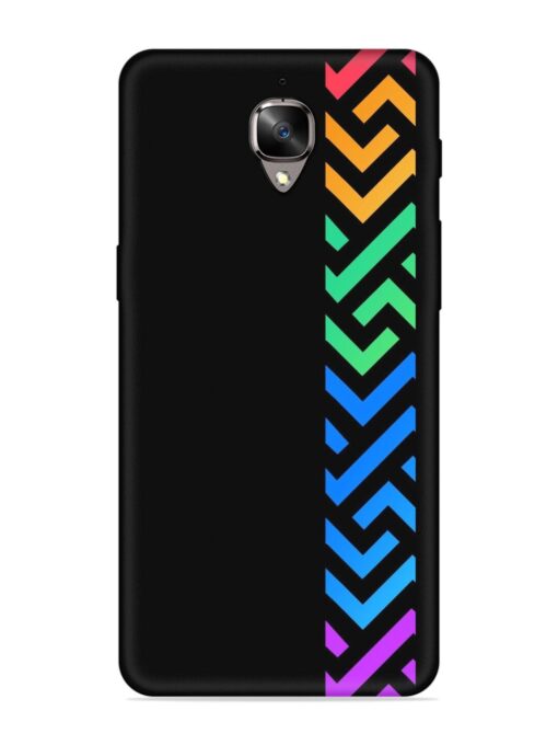 Colorshape Stripes Embossed Soft Silicone Case for Oneplus 3T Zapvi