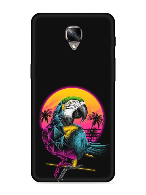 Rad Parrot Embossed Soft Silicone Case for Oneplus 3T Zapvi