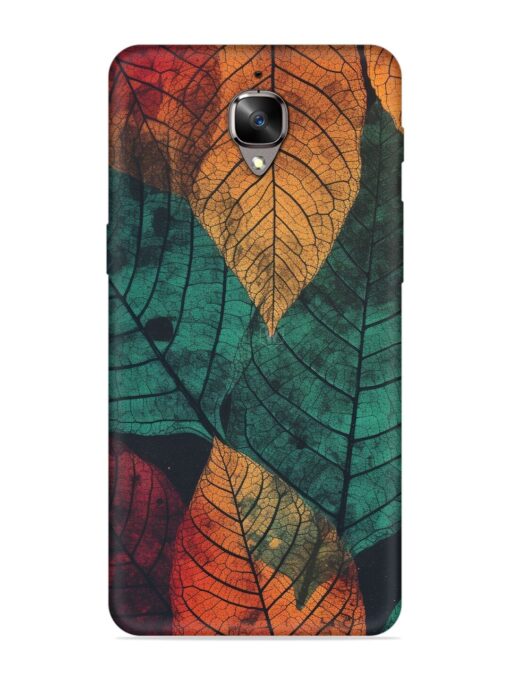 Leaves Artwork Embossed Soft Silicone Case for Oneplus 3T Zapvi