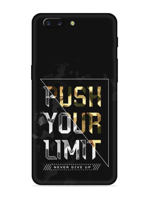 Push Your Limits Embossed Soft Silicone Case for Oneplus 5 Zapvi