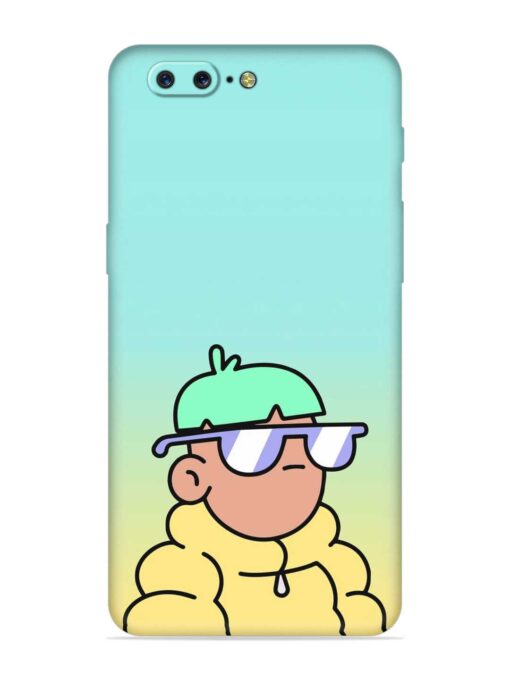 Doodles Cool Character Embossed Soft Silicone Case for Oneplus 5 Zapvi