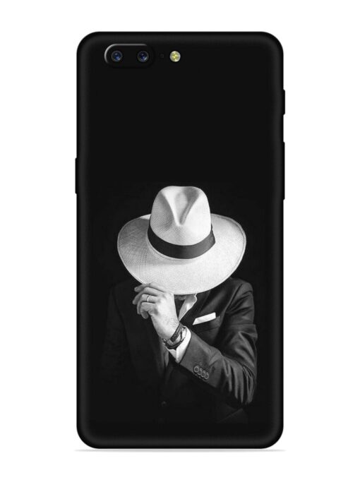 Men Under Hat Embossed Soft Silicone Case for Oneplus 5 Zapvi