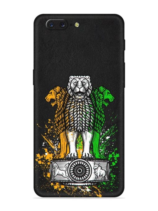 Pillars Of Ashoka Embossed Soft Silicone Case for Oneplus 5 Zapvi