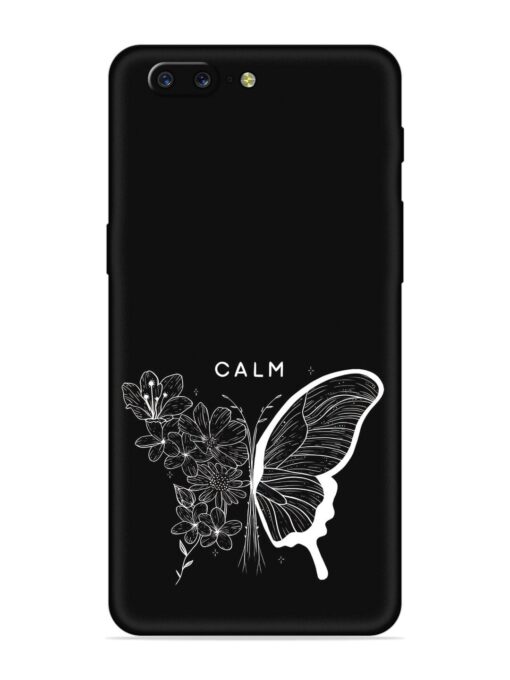 Calm Embossed Soft Silicone Case for Oneplus 5 Zapvi