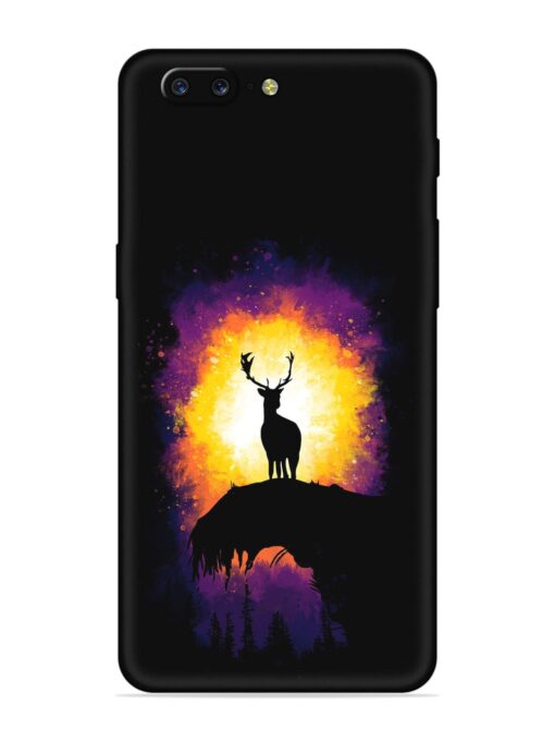 Elk Animal Art Embossed Soft Silicone Case for Oneplus 5 Zapvi