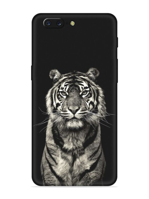 Tiger Art Embossed Soft Silicone Case for Oneplus 5 Zapvi