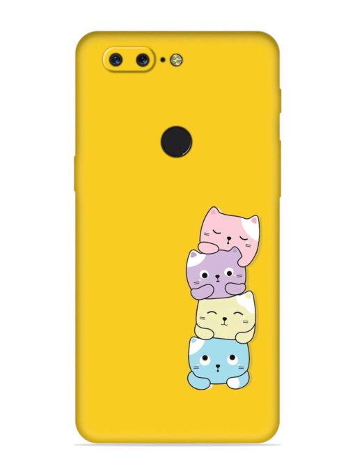 Cartoon Anime Embossed Soft Silicone Case for Oneplus 5T Zapvi