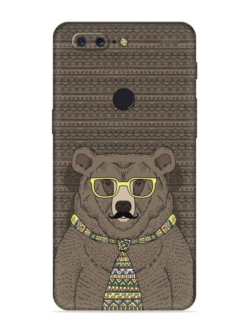 Grizzly Bear Embossed Soft Silicone Case for Oneplus 5T Zapvi