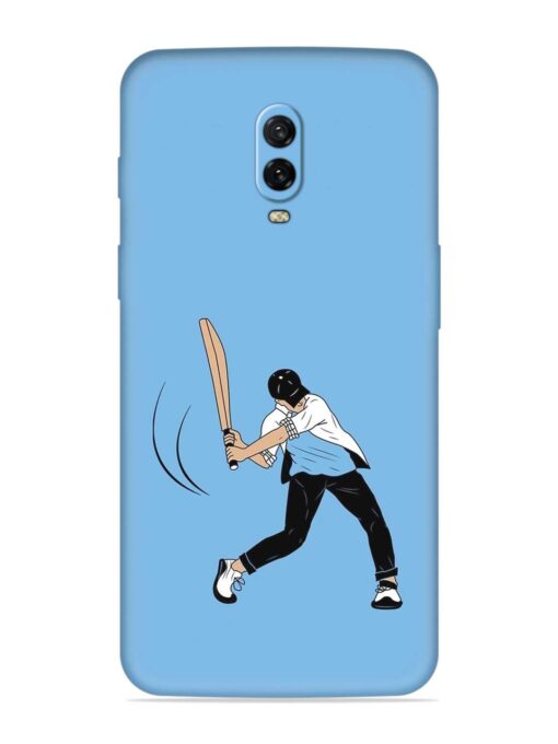 Cricket Gully Boy Embossed Soft Silicone Case for Oneplus 6T Zapvi