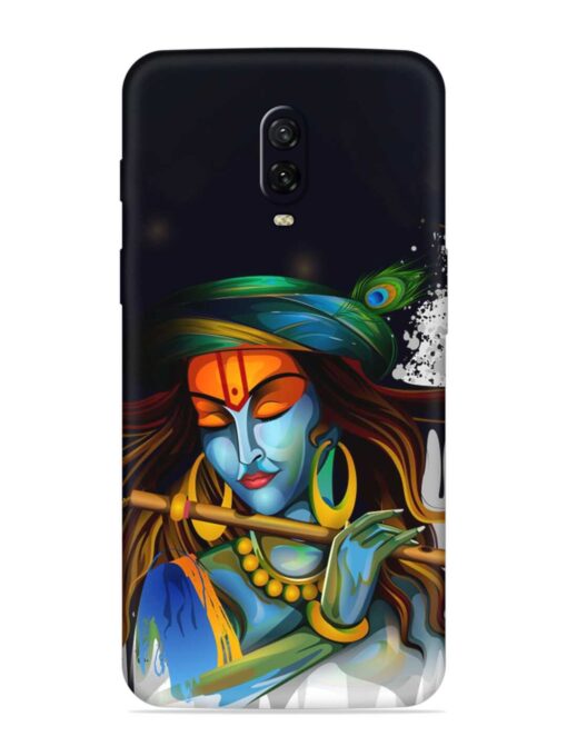 Krishna Art Embossed Soft Silicone Case for Oneplus 6T Zapvi