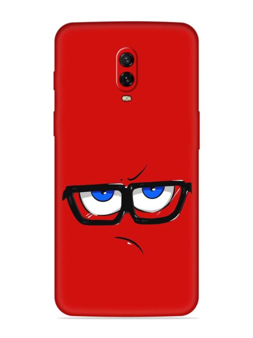 Rad Angry Face Embossed Soft Silicone Case for Oneplus 6T Zapvi