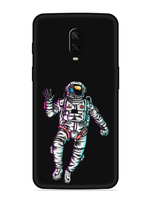 Spaceman Embossed Soft Silicone Case for Oneplus 6T Zapvi