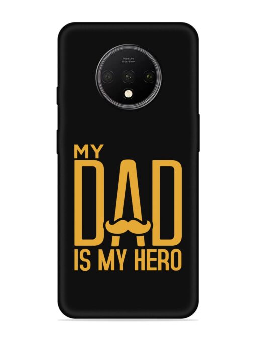 My Dad Is My Hero Embossed Soft Silicone Case for Oneplus 7T Zapvi