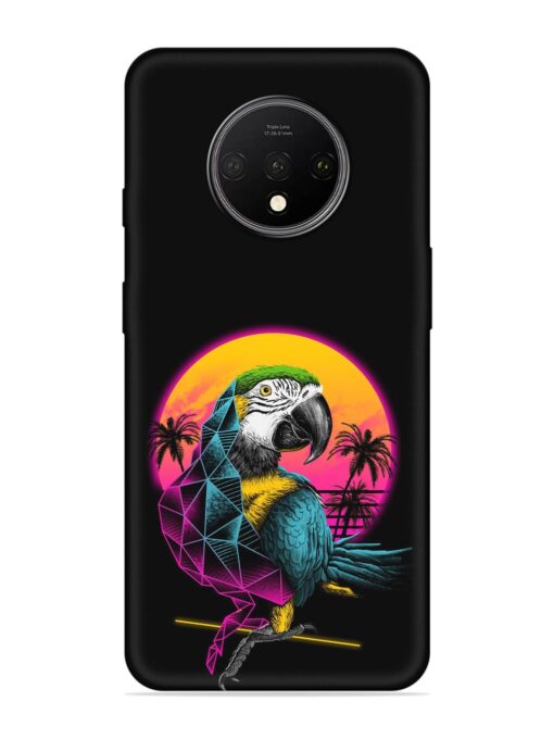 Rad Parrot Embossed Soft Silicone Case for Oneplus 7T Zapvi