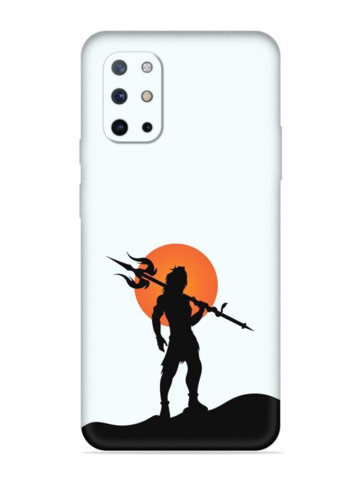 Lord Mahadev Trendy Embossed Soft Silicone Case for Oneplus 8T (5G) Zapvi