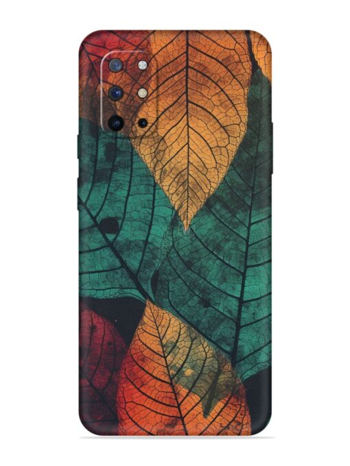 Leaves Artwork Embossed Soft Silicone Case for Oneplus 8T (5G) Zapvi