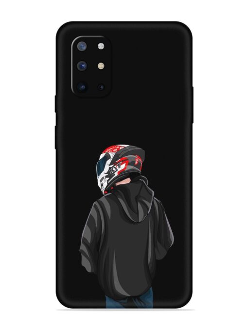 Motorcycle Rider Embossed Soft Silicone Case for Oneplus 8T (5G) Zapvi