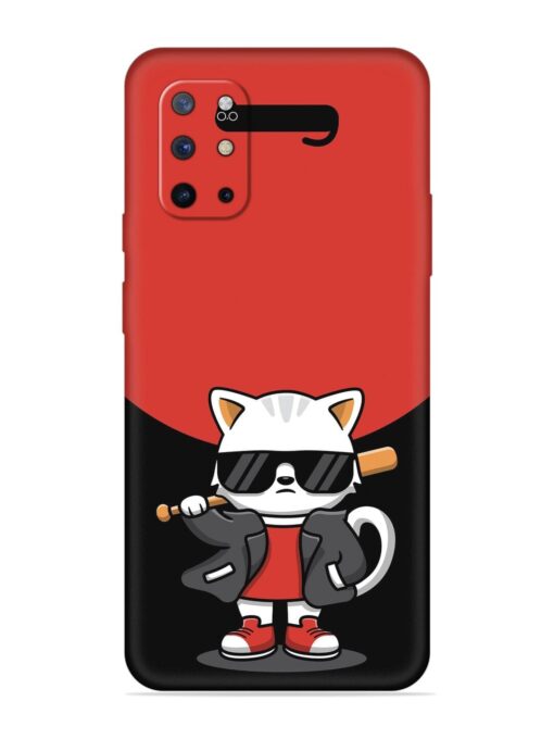 Cool Little Bear Cartoon Embossed Soft Silicone Case for Oneplus 8T (5G) Zapvi