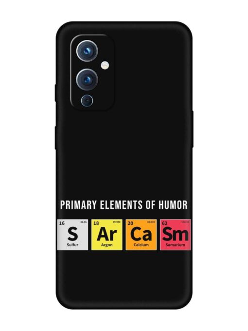 Primary Elements Humor Embossed Soft Silicone Case for Oneplus 9 (5G) Zapvi