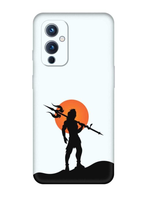 Lord Mahadev Trendy Embossed Soft Silicone Case for Oneplus 9 (5G) Zapvi