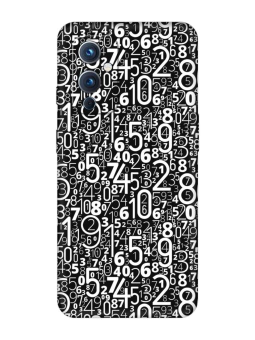 Many Numbers Different Embossed Soft Silicone Case for Oneplus 9 (5G) Zapvi