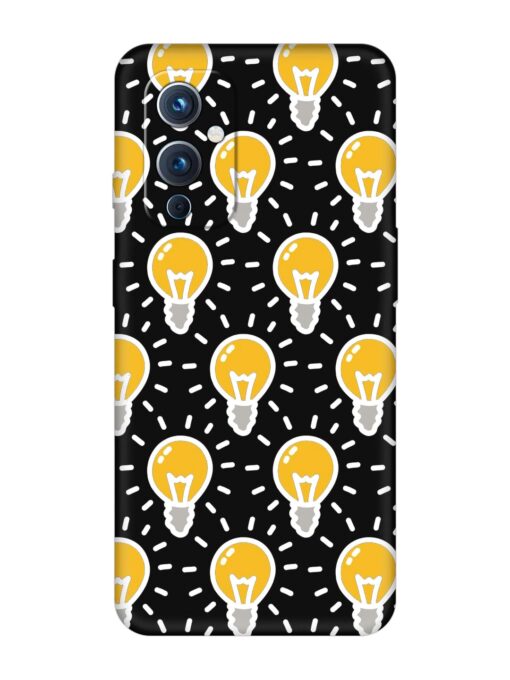 Light Bulb Seamless Embossed Soft Silicone Case for Oneplus 9 (5G) Zapvi