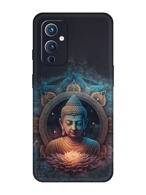 Gautam Buddha Embossed Soft Silicone Case for Oneplus 9 (5G) Zapvi