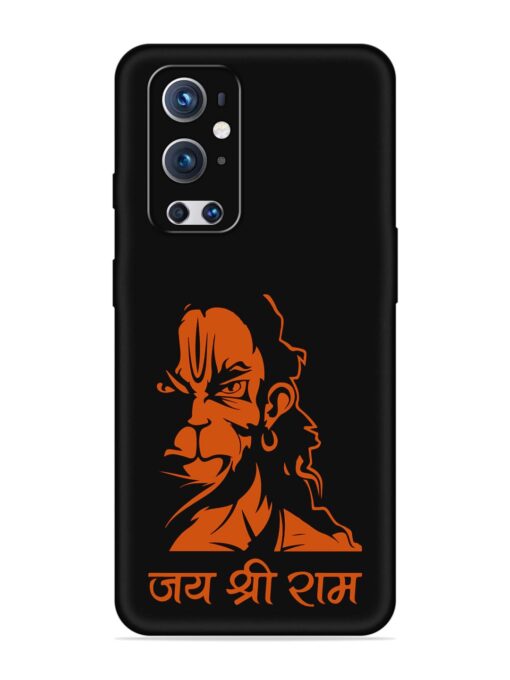 Angry Hanuman Embossed Soft Silicone Case for Oneplus 9 Pro (5G) Zapvi