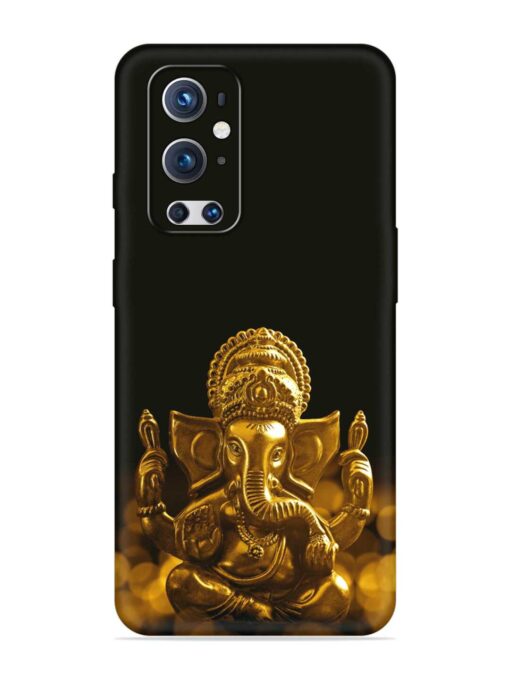 Lord Ganesha Indian Festival Embossed Soft Silicone Case for Oneplus 9 Pro (5G) Zapvi