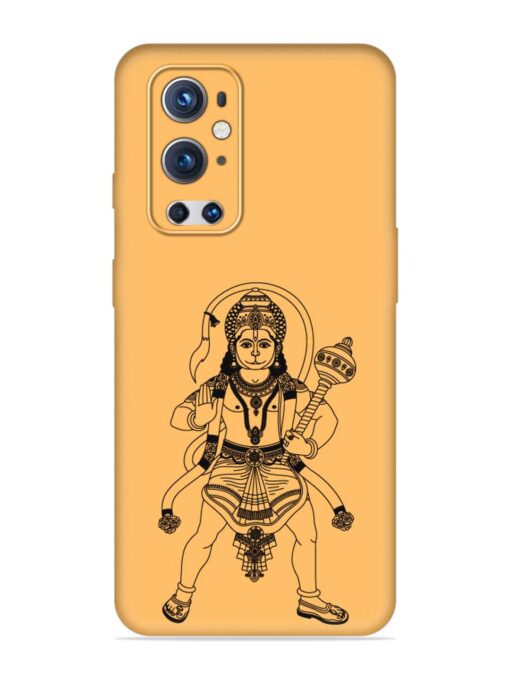 Indian God Hanuman Embossed Soft Silicone Case for Oneplus 9 Pro (5G) Zapvi