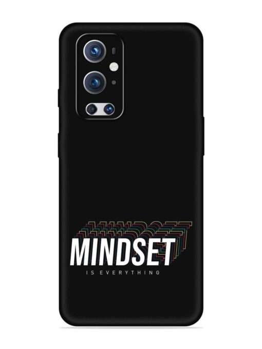 Mindset Everything Slogan Embossed Soft Silicone Case for Oneplus 9 Pro (5G) Zapvi