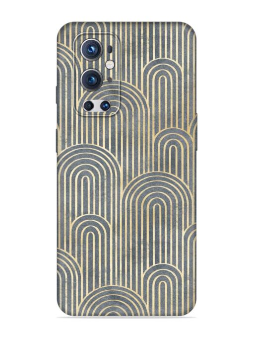 Art Deco Style Embossed Soft Silicone Case for Oneplus 9 Pro (5G) Zapvi