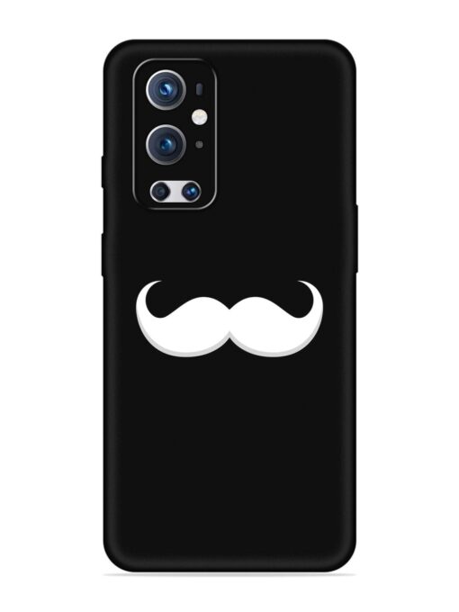 Mustache Vector Embossed Soft Silicone Case for Oneplus 9 Pro (5G) Zapvi