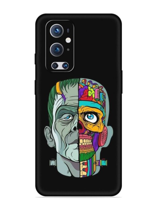 Men Vs Skull Embossed Soft Silicone Case for Oneplus 9 Pro (5G) Zapvi