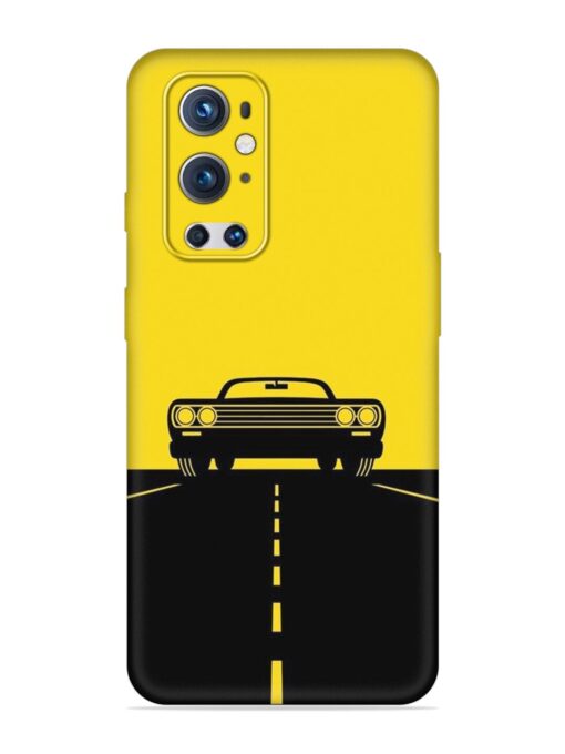 Classic Car Embossed Soft Silicone Case for Oneplus 9 Pro (5G) Zapvi