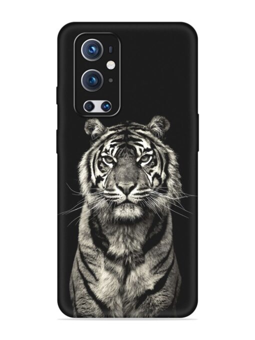 Tiger Art Embossed Soft Silicone Case for Oneplus 9 Pro (5G) Zapvi