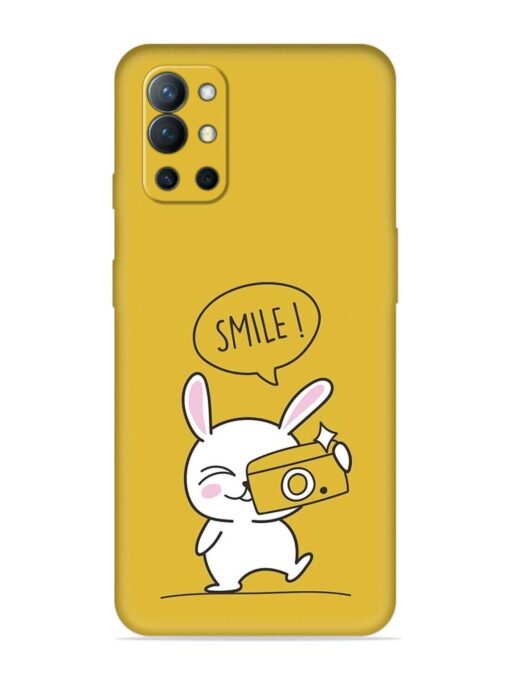 Hey Smile Please Embossed Soft Silicone Case for Oneplus 9R (5G) Zapvi