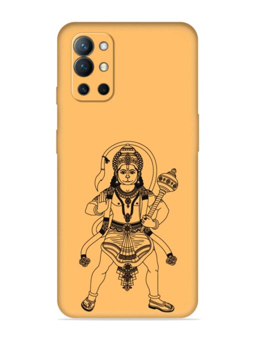 Indian God Hanuman Embossed Soft Silicone Case for Oneplus 9R (5G) Zapvi