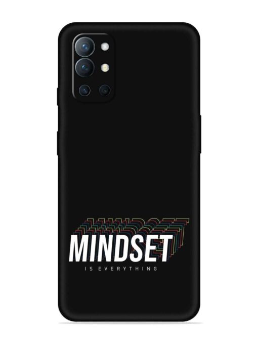 Mindset Everything Slogan Embossed Soft Silicone Case for Oneplus 9R (5G) Zapvi