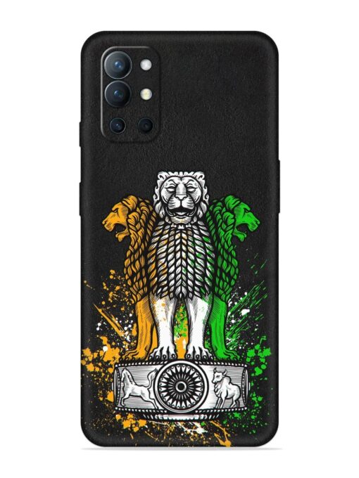 Pillars Of Ashoka Embossed Soft Silicone Case for Oneplus 9R (5G) Zapvi