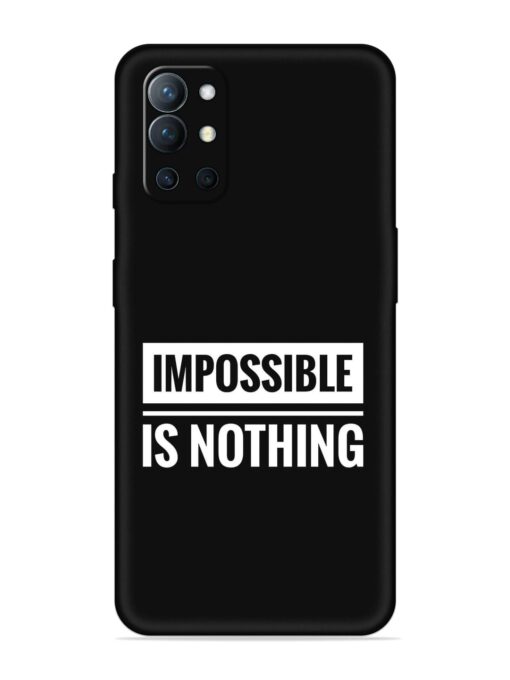 Impossible Is Nothing Embossed Soft Silicone Case for Oneplus 9R (5G) Zapvi