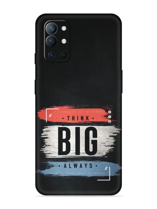 Think Big Always Embossed Soft Silicone Case for Oneplus 9R (5G) Zapvi