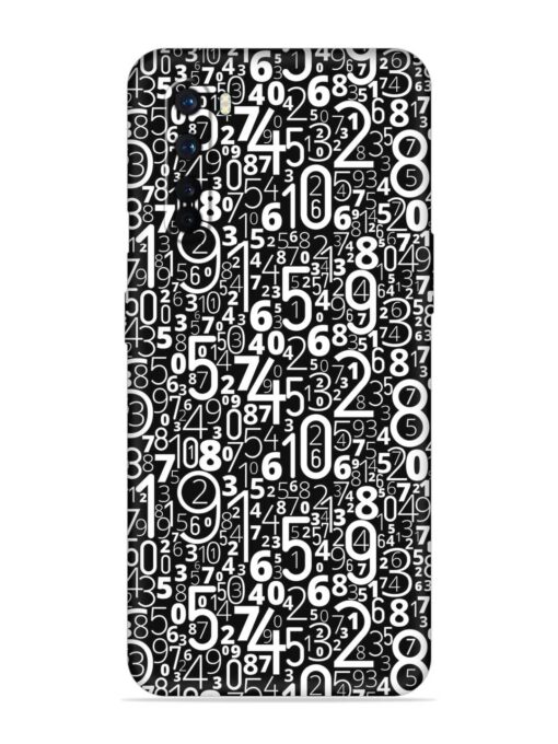 Many Numbers Different Embossed Soft Silicone Case for Oneplus Nord Zapvi