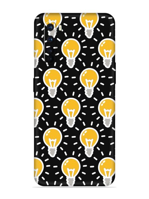 Light Bulb Seamless Embossed Soft Silicone Case for Oneplus Nord Zapvi