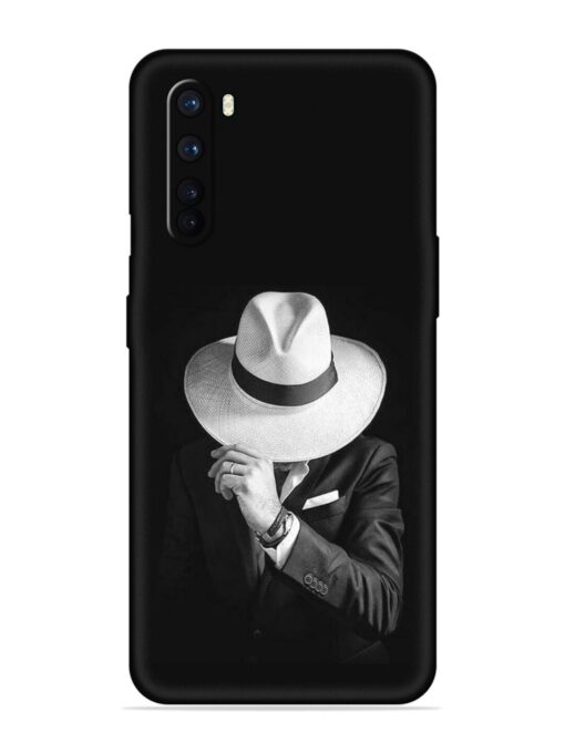 Men Under Hat Embossed Soft Silicone Case for Oneplus Nord Zapvi